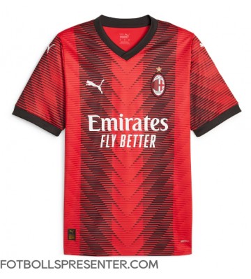 AC Milan Hemma Matchtröja 2023-24 Kortärmad